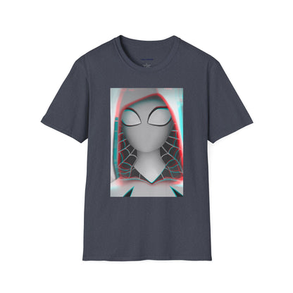 Spider-Gwen Glitch Fan Art T-Shirt by Kreationsart