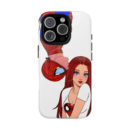 Spidey & MJ Fanart Tough Magnetic iPhone Case- Many Phone Models available!