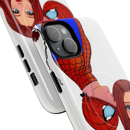 Spidey & MJ Fanart Tough Magnetic iPhone Case- Many Phone Models available!