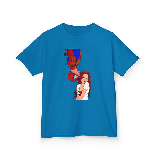 Kid's Spiderman and Mary Jane artwork Tee by Kreations Art