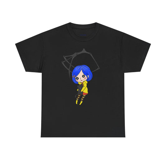 Coraline Artwork Graphic Tee- Artwork by Kreationsart