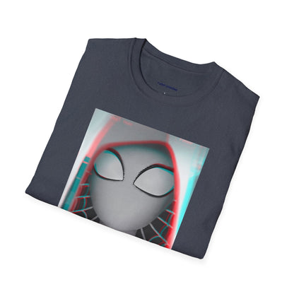 Spider-Gwen Glitch Fan Art T-Shirt by Kreationsart