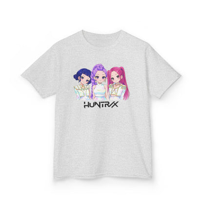 Chibi HUNTRIX Anime Girl Trio Graphic Shirt- Kids Tee Artwork by Kreations Art