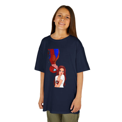 Kid's Spiderman and Mary Jane artwork Tee by Kreations Art