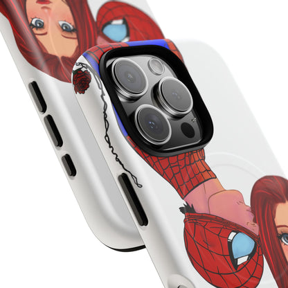Spidey & MJ Fanart Tough Magnetic iPhone Case- Many Phone Models available!