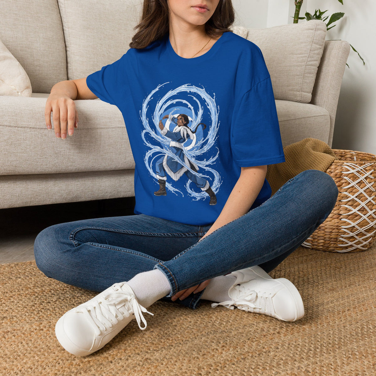 Waterbender T-Shirt — Elemental Water Bending Illustration Tee