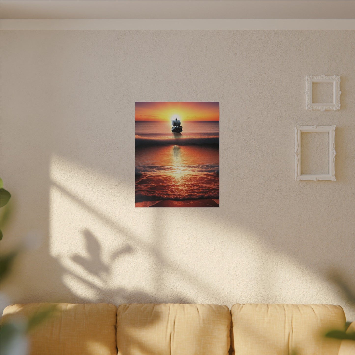 Sunny Sunset Canvas Artwork