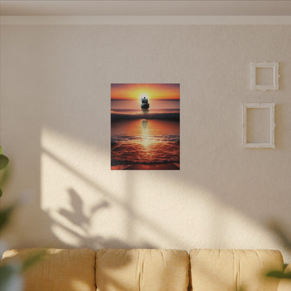 Sunny Sunset Canvas Artwork