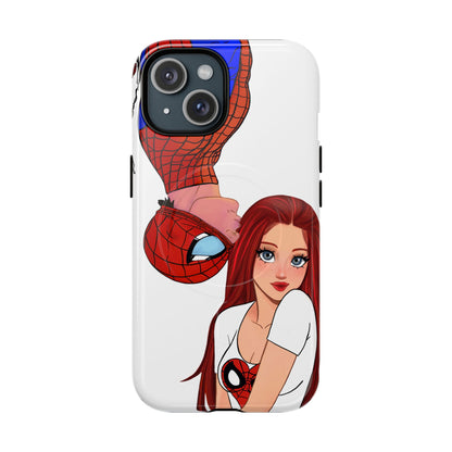 Spidey & MJ Fanart Tough Magnetic iPhone Case- Many Phone Models available!