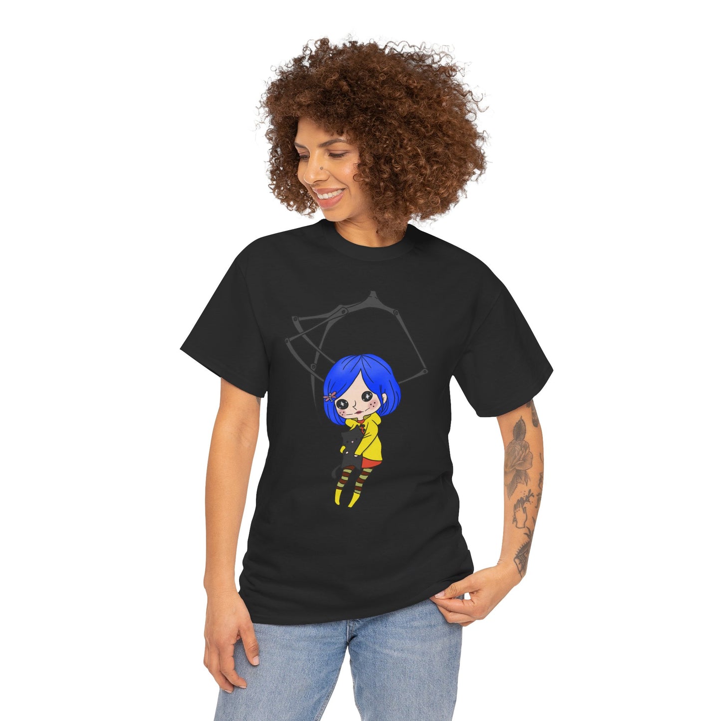Coraline Artwork Graphic Tee- Artwork by Kreationsart