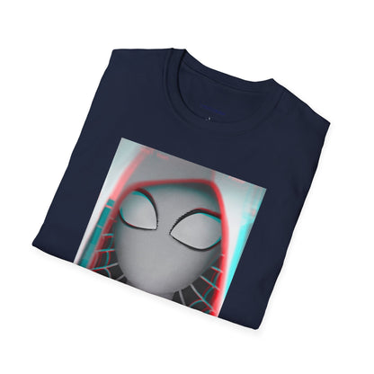 Spider-Gwen Glitch Fan Art T-Shirt by Kreationsart