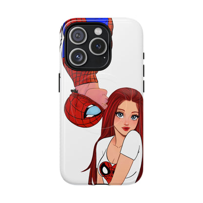 Spidey & MJ Fanart Tough Magnetic iPhone Case- Many Phone Models available!