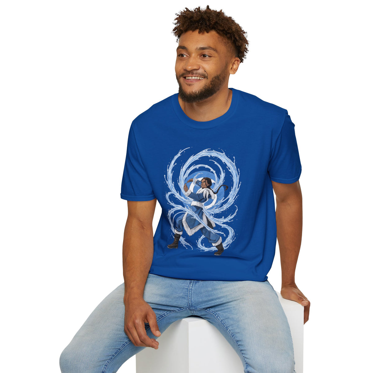 Waterbender T-Shirt — Elemental Water Bending Illustration Tee