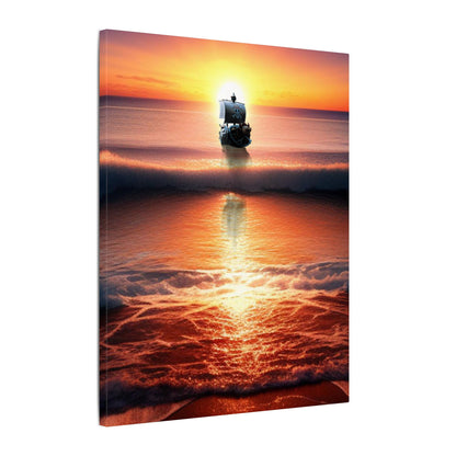 Sunny Sunset Canvas Artwork