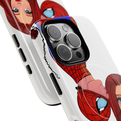 Spidey & MJ Fanart Tough Magnetic iPhone Case- Many Phone Models available!