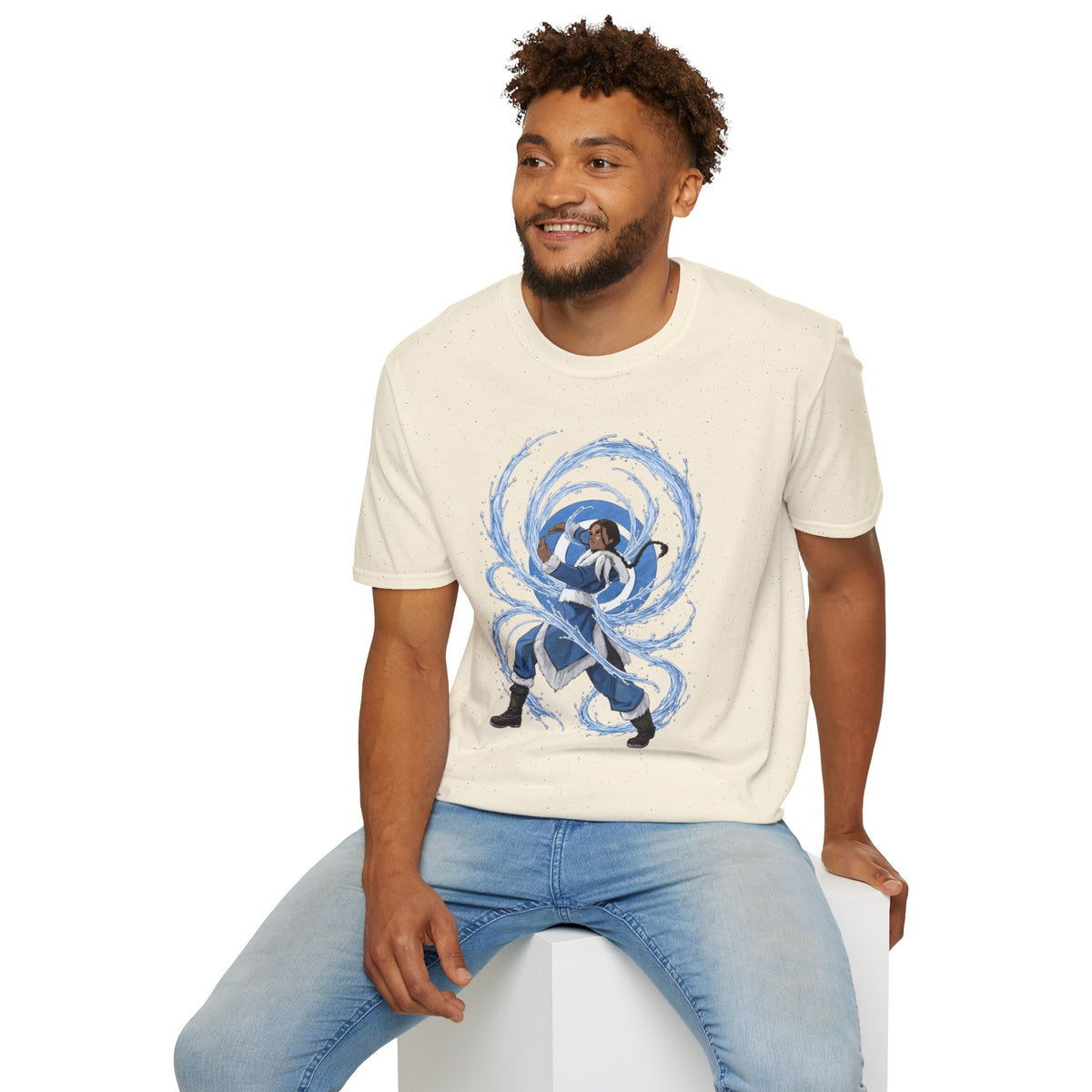 Waterbender T-Shirt — Elemental Water Bending Illustration Tee