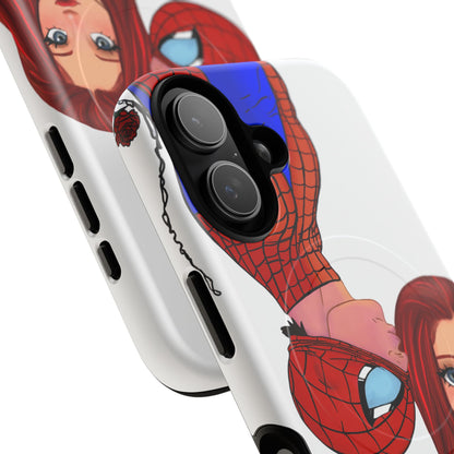 Spidey & MJ Fanart Tough Magnetic iPhone Case- Many Phone Models available!