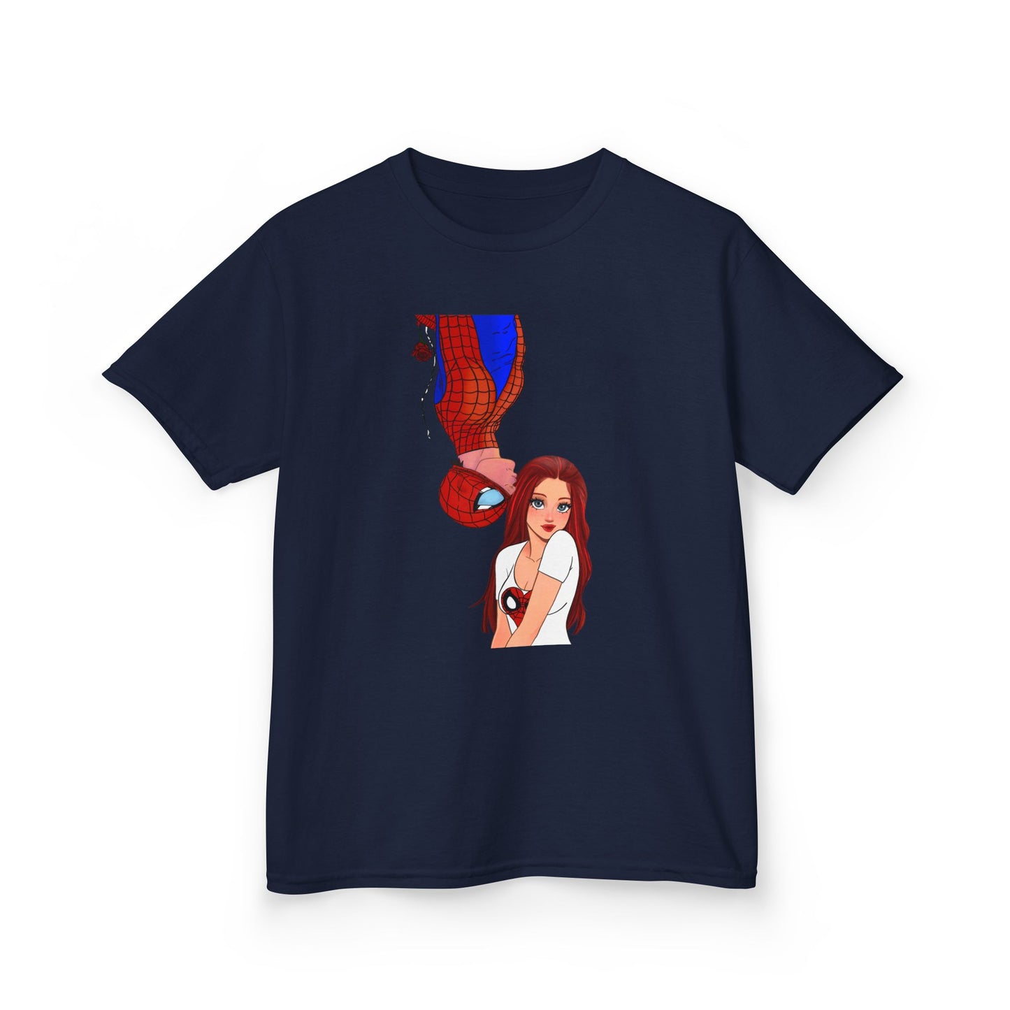 Kid's Spiderman and Mary Jane artwork Tee by Kreations Art