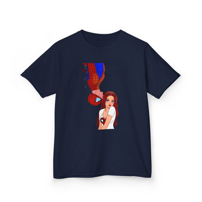 Kid's Spiderman and Mary Jane artwork Tee by Kreations Art