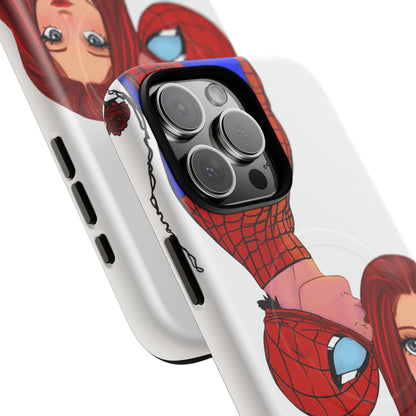 Spidey & MJ Fanart Tough Magnetic iPhone Case- Many Phone Models available!