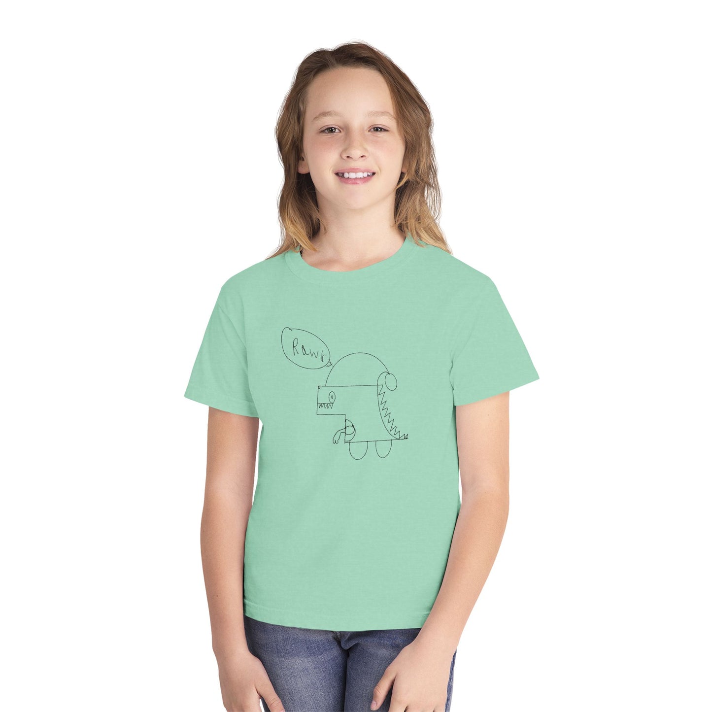 Dinosaur Doodle Kid's Tee- Drawn by kids for kids