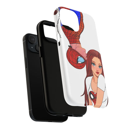 Spidey & MJ Fanart Tough Magnetic iPhone Case- Many Phone Models available!