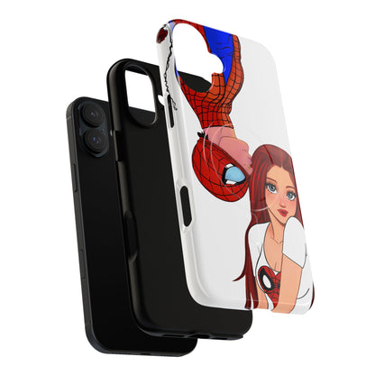 Spidey & MJ Fanart Tough Magnetic iPhone Case- Many Phone Models available!
