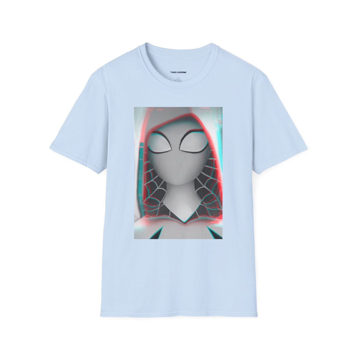 Spider-Gwen Glitch Fan Art T-Shirt by Kreationsart