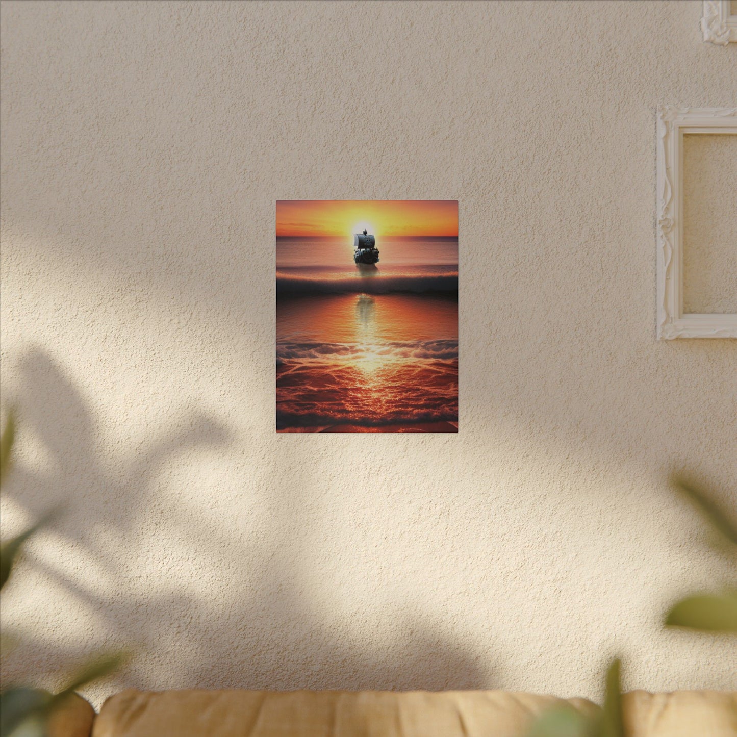 Sunny Sunset Canvas Artwork