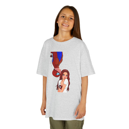 Kid's Spiderman and Mary Jane artwork Tee by Kreations Art