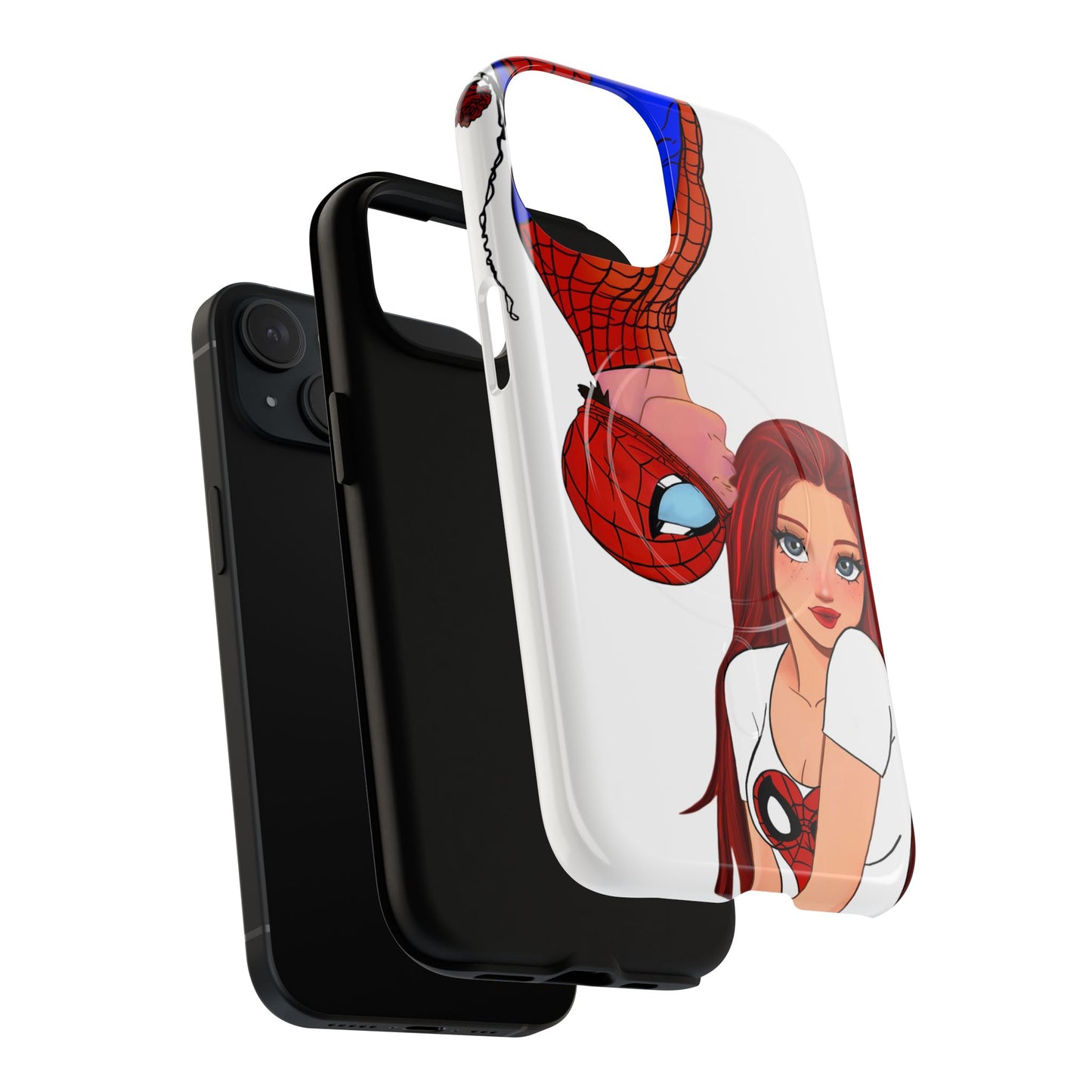 Spidey & MJ Fanart Tough Magnetic iPhone Case- Many Phone Models available!