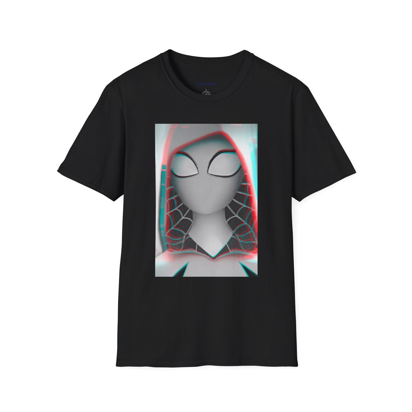 Spider-Gwen Glitch Fan Art T-Shirt by Kreationsart