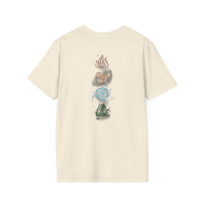 Waterbender T-Shirt — Elemental Water Bending Illustration Tee