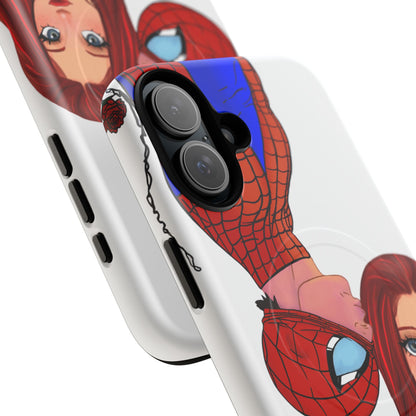 Spidey & MJ Fanart Tough Magnetic iPhone Case- Many Phone Models available!