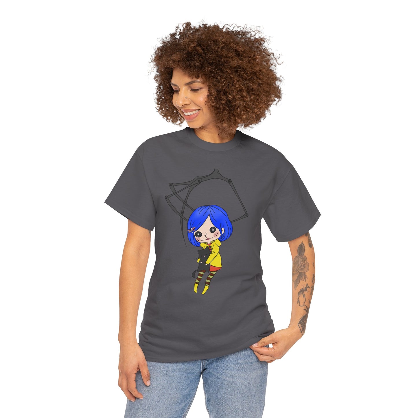 Coraline Artwork Graphic Tee- Artwork by Kreationsart