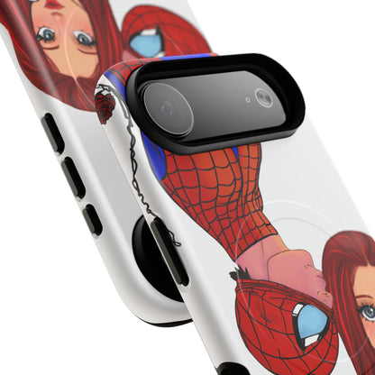 Spidey & MJ Fanart Tough Magnetic iPhone Case- Many Phone Models available!