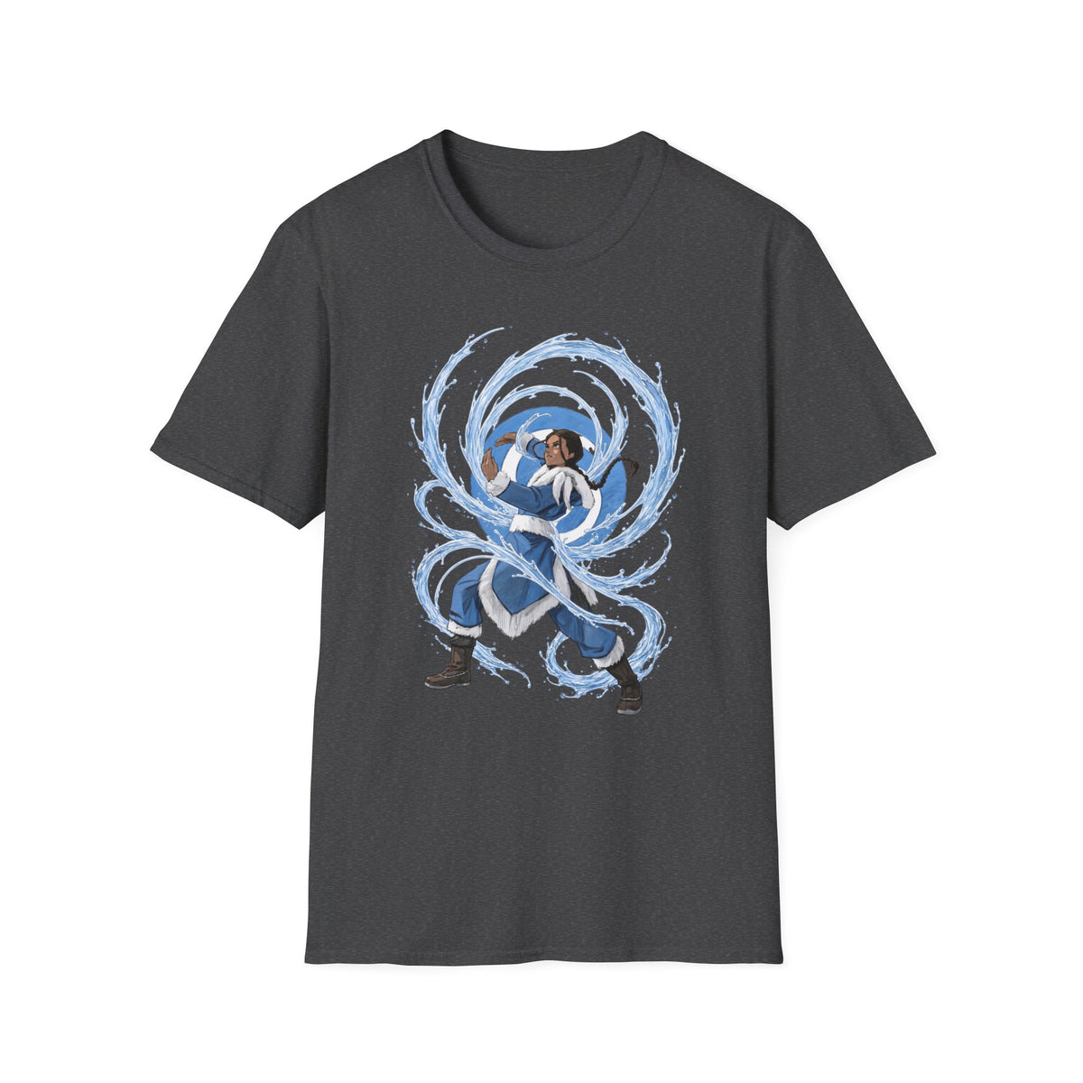 Waterbender T-Shirt — Elemental Water Bending Illustration Tee
