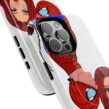 Spidey & MJ Fanart Tough Magnetic iPhone Case- Many Phone Models available!