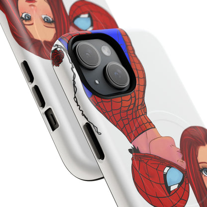 Spidey & MJ Fanart Tough Magnetic iPhone Case- Many Phone Models available!
