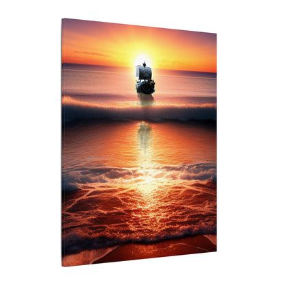 Sunny Sunset Canvas Artwork