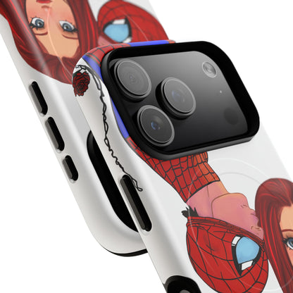 Spidey & MJ Fanart Tough Magnetic iPhone Case- Many Phone Models available!