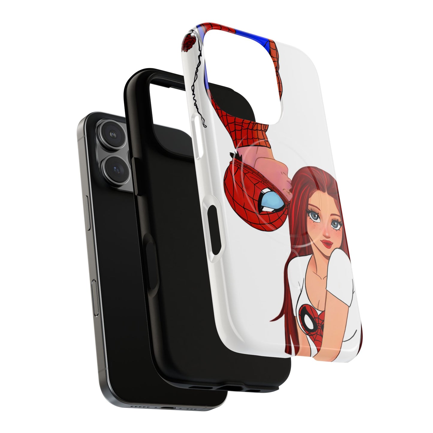 Spidey & MJ Fanart Tough Magnetic iPhone Case- Many Phone Models available!