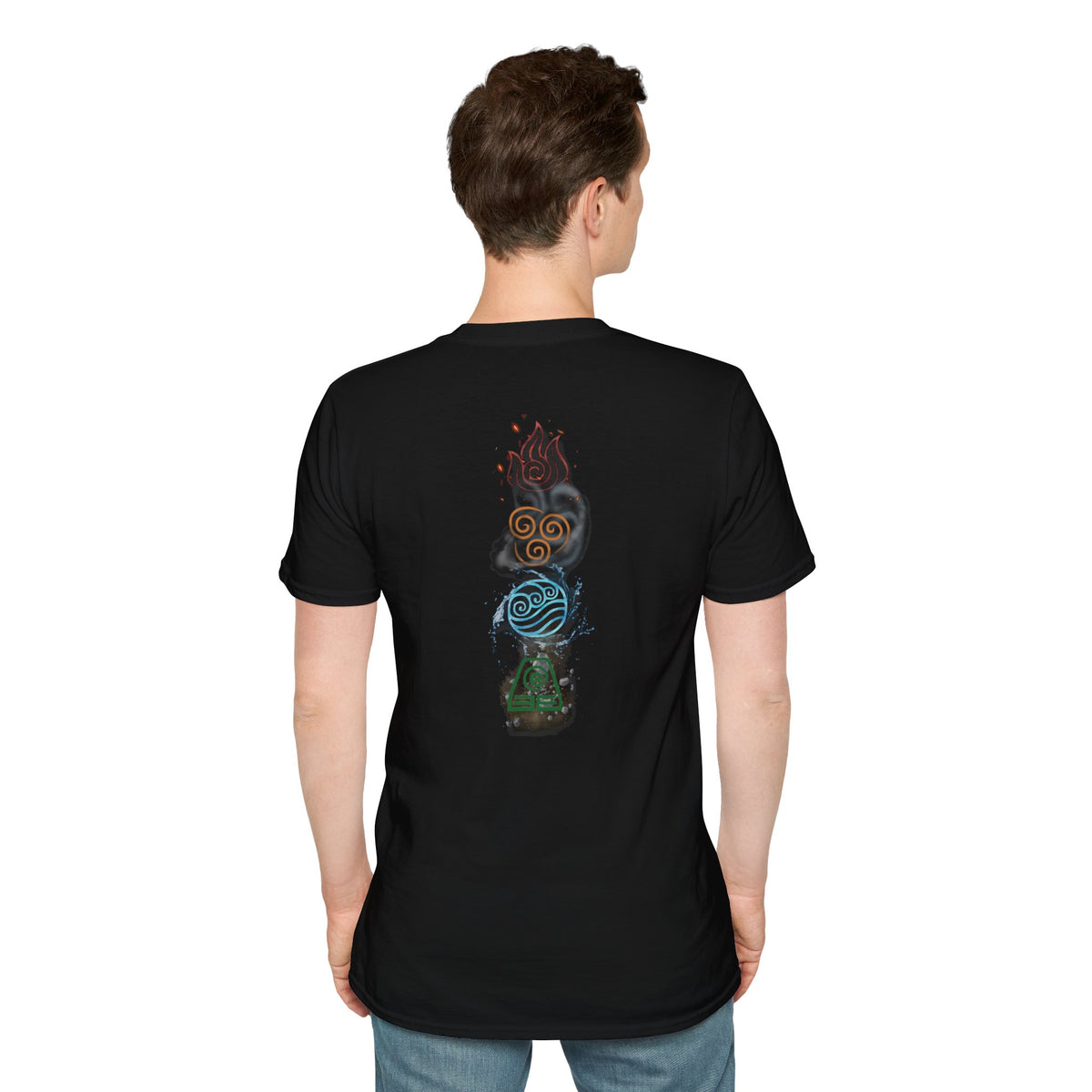 Waterbender T-Shirt — Elemental Water Bending Illustration Tee