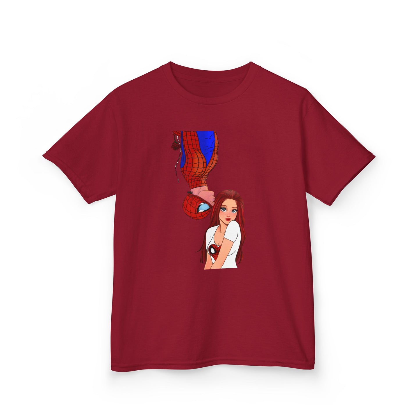 Kid's Spiderman and Mary Jane artwork Tee by Kreations Art