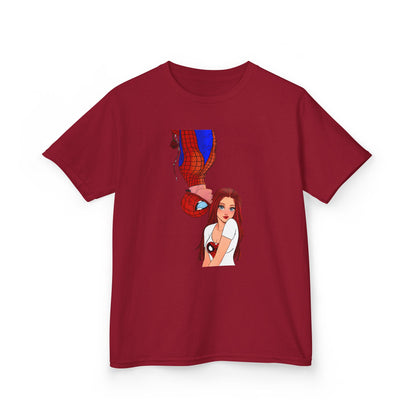 Kid's Spiderman and Mary Jane artwork Tee by Kreations Art