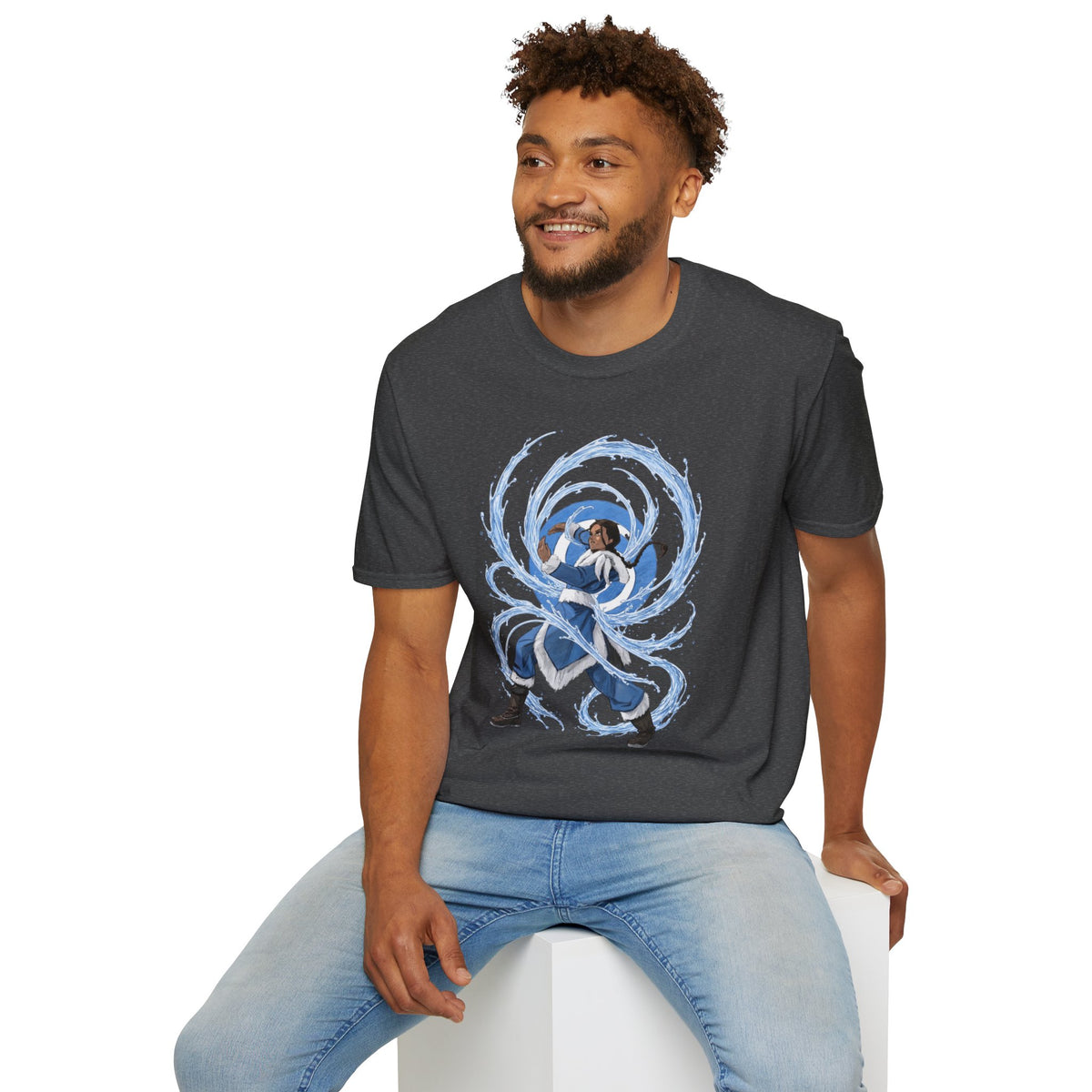Waterbender T-Shirt — Elemental Water Bending Illustration Tee