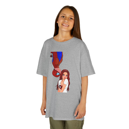 Kid's Spiderman and Mary Jane artwork Tee by Kreations Art