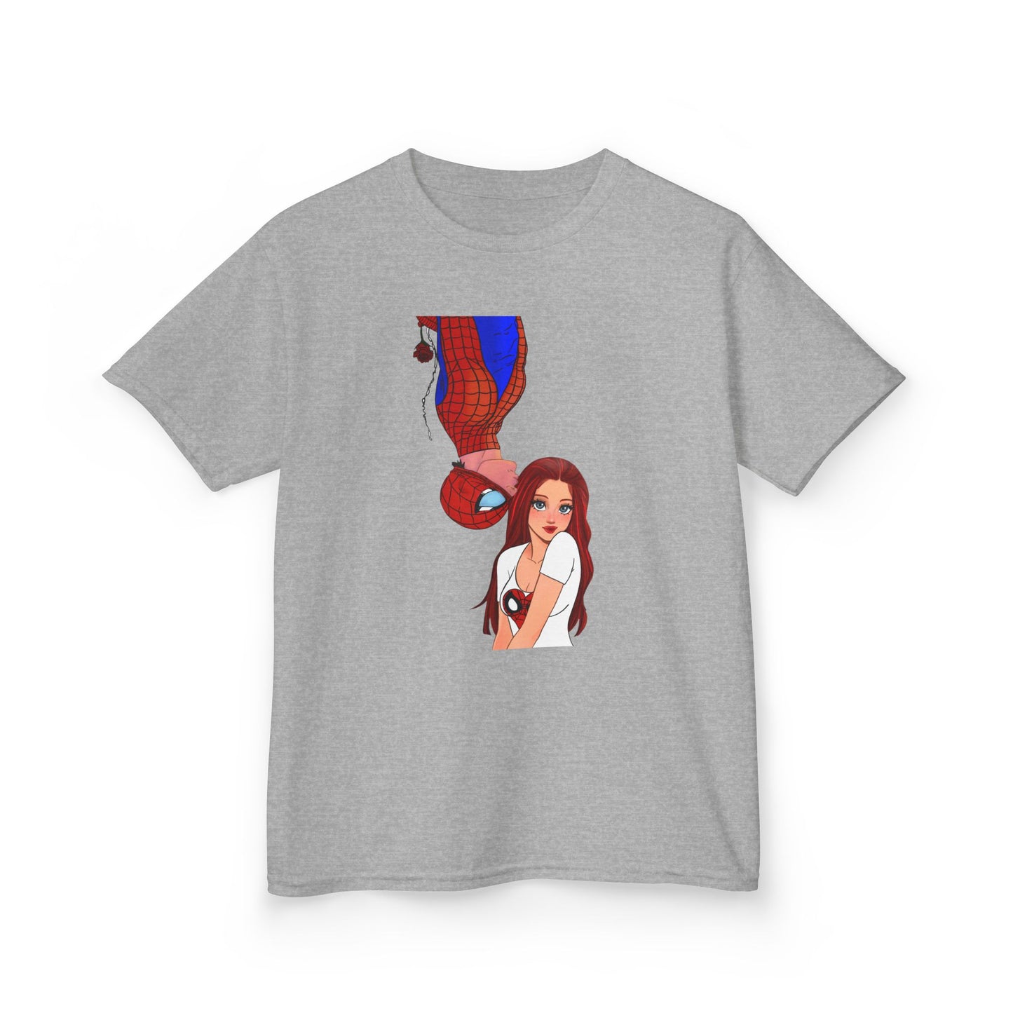 Kid's Spiderman and Mary Jane artwork Tee by Kreations Art