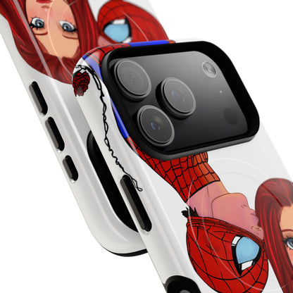Spidey & MJ Fanart Tough Magnetic iPhone Case- Many Phone Models available!
