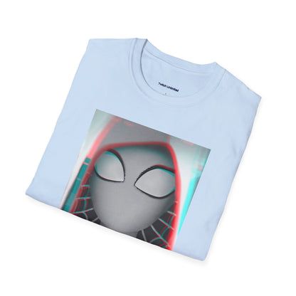 Spider-Gwen Glitch Fan Art T-Shirt by Kreationsart